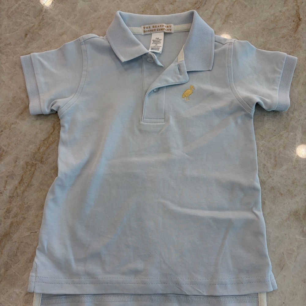 Blue Polo Shirt for Boys Beaufort Bonnet Company